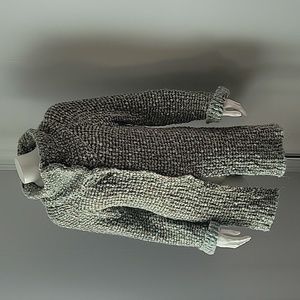 Curio by Anthropologie Womans Sz. S Long Knit Cardigan Brown Blue Cream